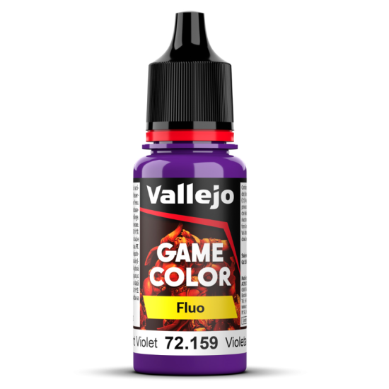 Vallejo Game Color 72.159 Fluorescent Violet, 18 ml